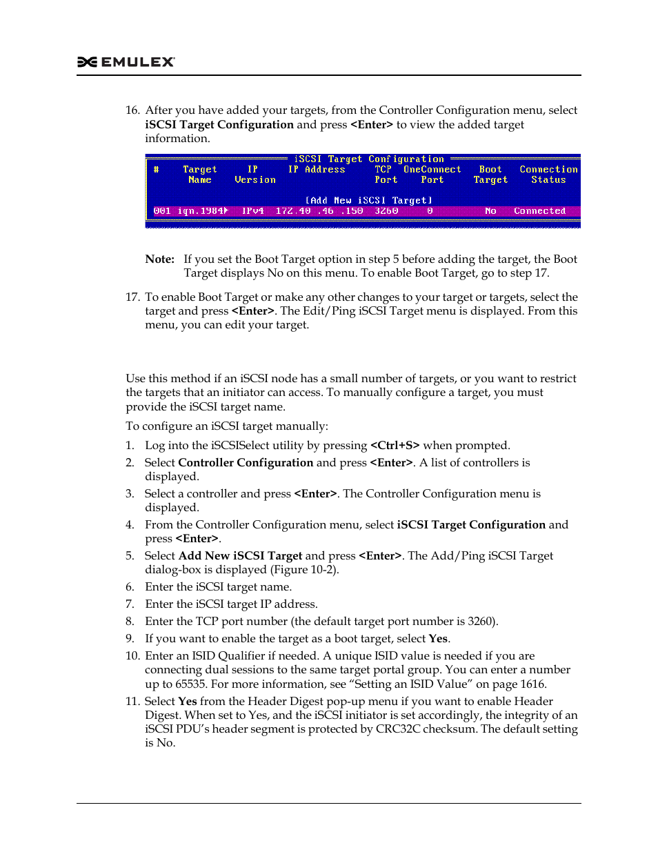 Manually adding an iscsi target, Figure 10-4 | Dell Emulex Family of Adapters User Manual | Page 1613 / 1815