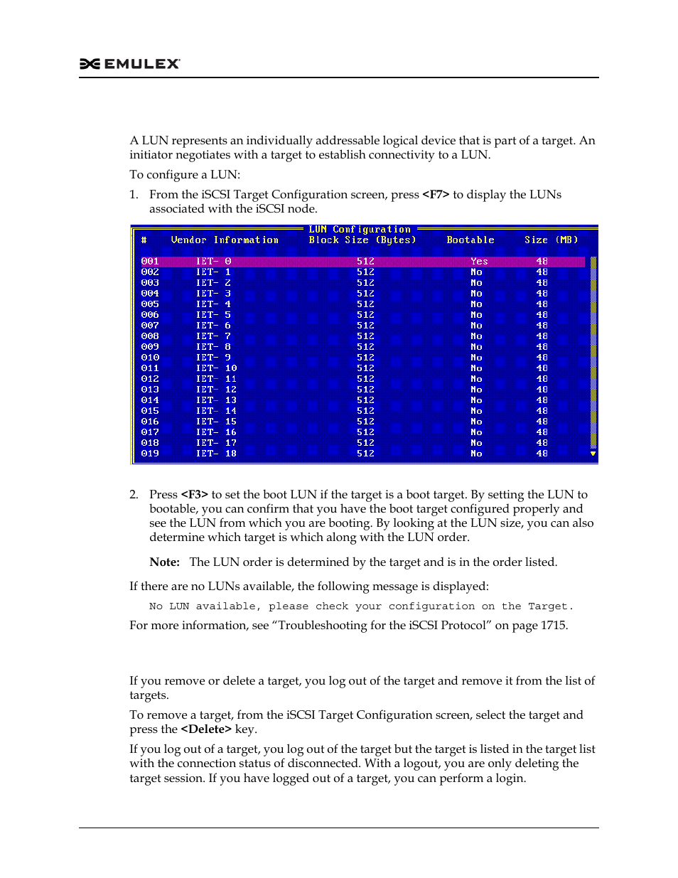 Configuring lun settings, Figure 10-11 | Dell Emulex Family of Adapters User Manual | Page 1620 / 1815
