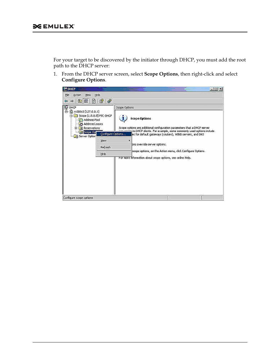 Discovering targets through dhcp for iscsi, Discovering targets through dhcp for iscsi 2, Figure 10-12 | Dell Emulex Family of Adapters User Manual | Page 1622 / 1815
