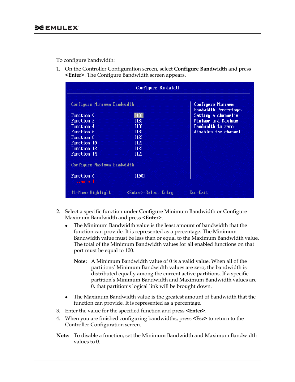 Configuring minimum and maximum bandwidth, Figure 11-16 | Dell Emulex Family of Adapters User Manual | Page 1647 / 1815