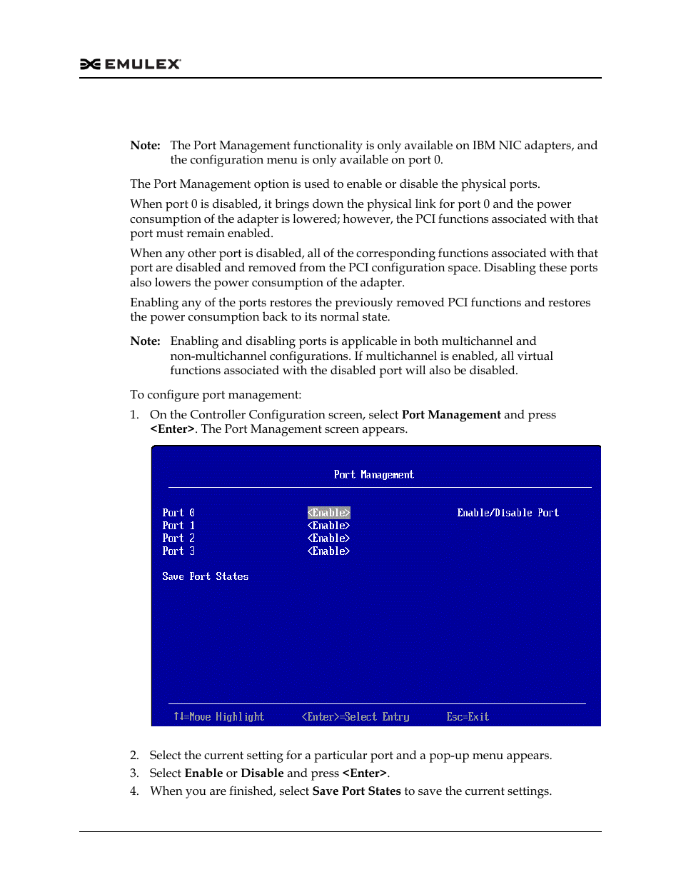 Port management, Figure 11-22 | Dell Emulex Family of Adapters User Manual | Page 1654 / 1815