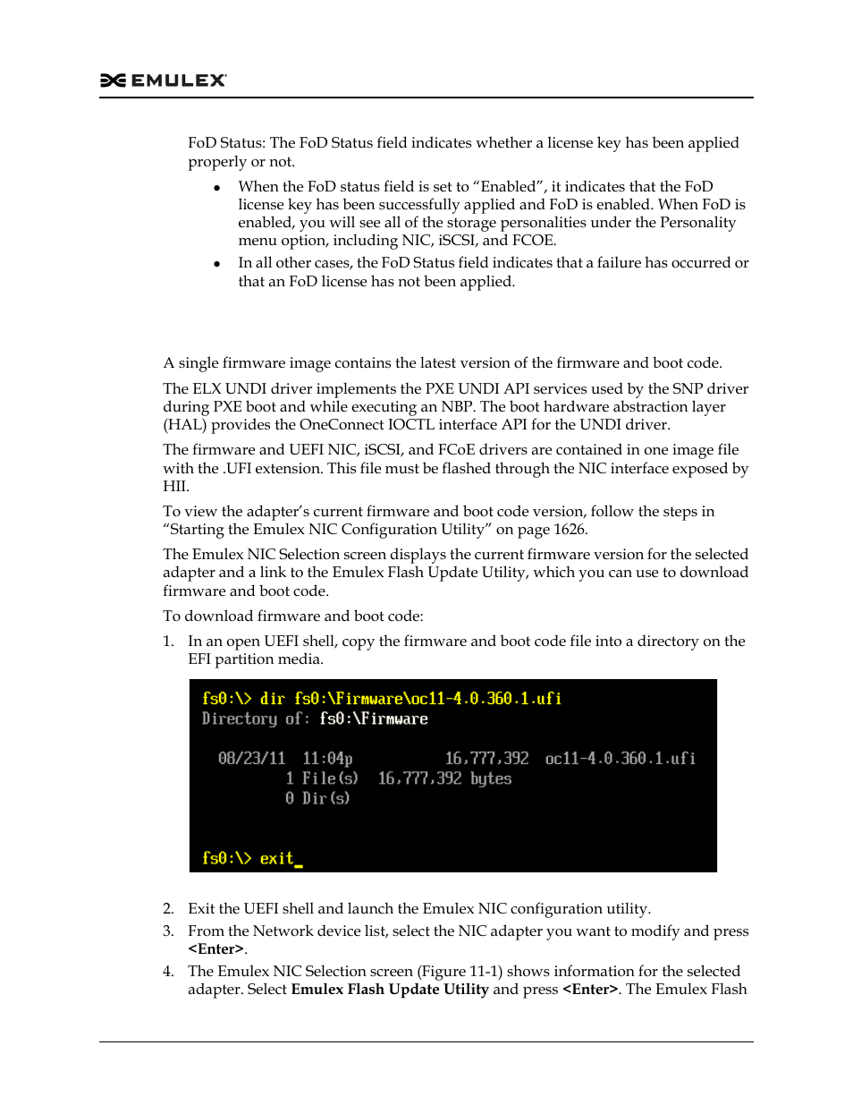 Downloading firmware and boot code, Downloading firmware and boot code 6, Figure 11-24 | Ee “downloading | Dell Emulex Family of Adapters User Manual | Page 1656 / 1815