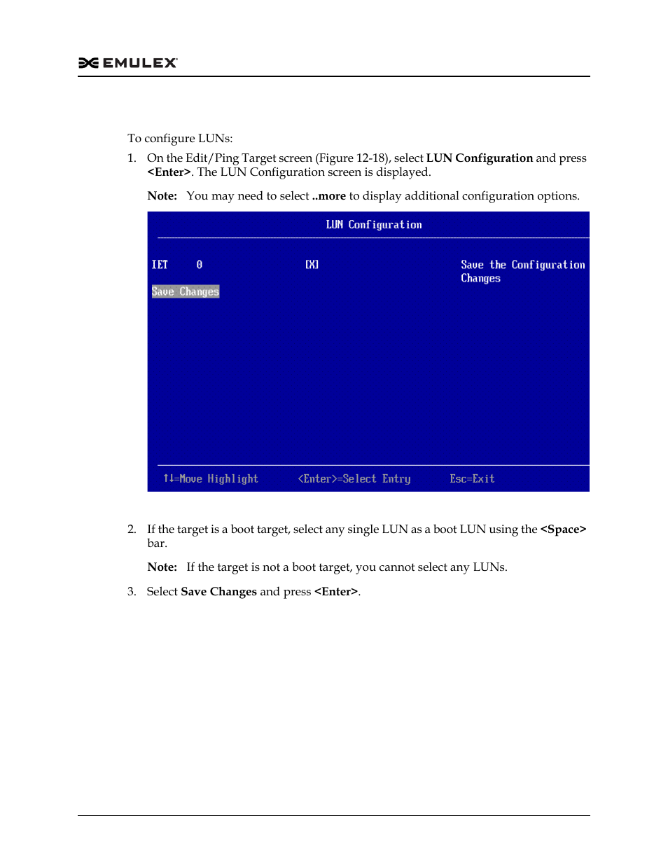 Configuring luns, Figure 12-21 | Dell Emulex Family of Adapters User Manual | Page 1686 / 1815
