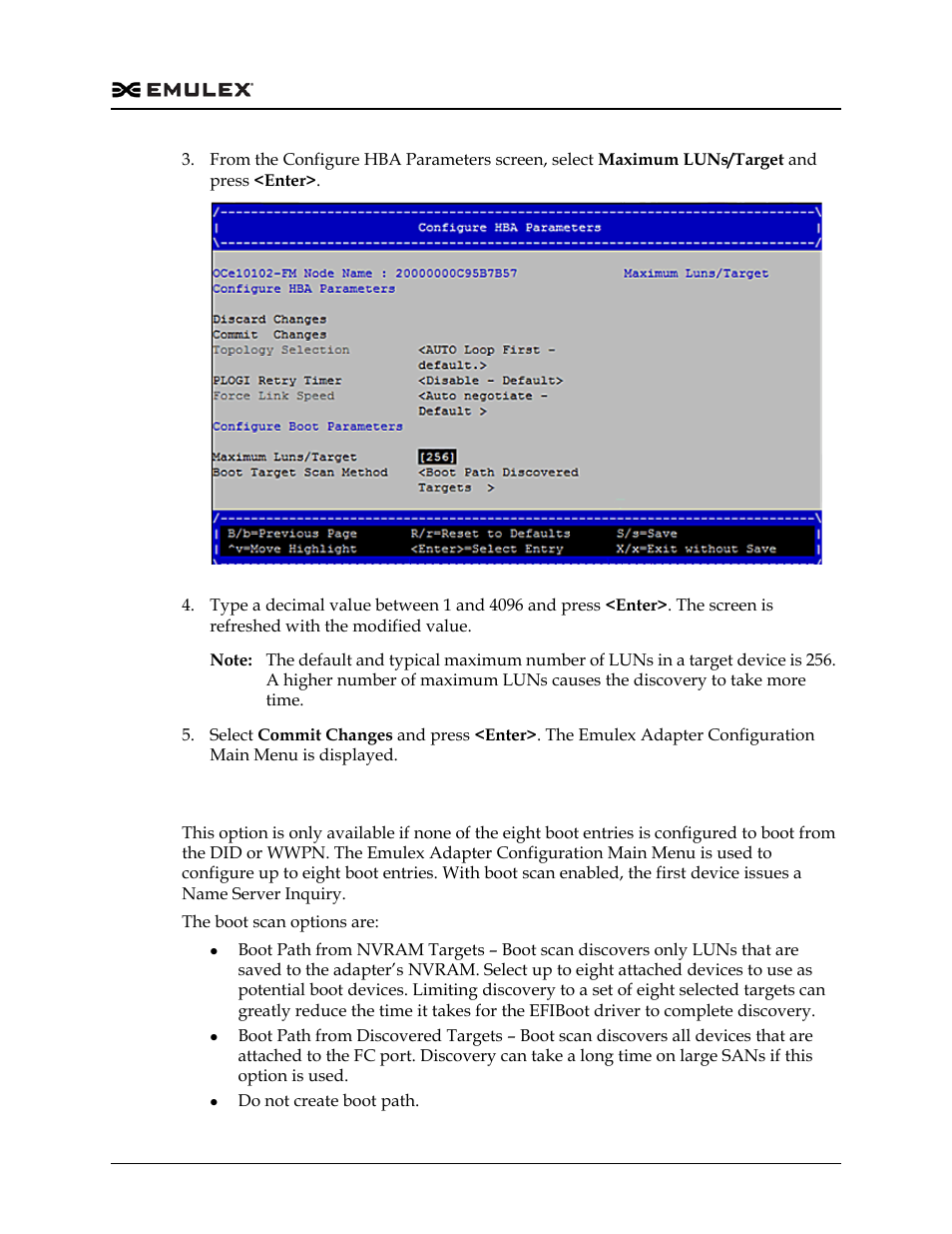 Changing boot target scan method, Figure 13-16 | Dell Emulex Family of Adapters User Manual | Page 1706 / 1815