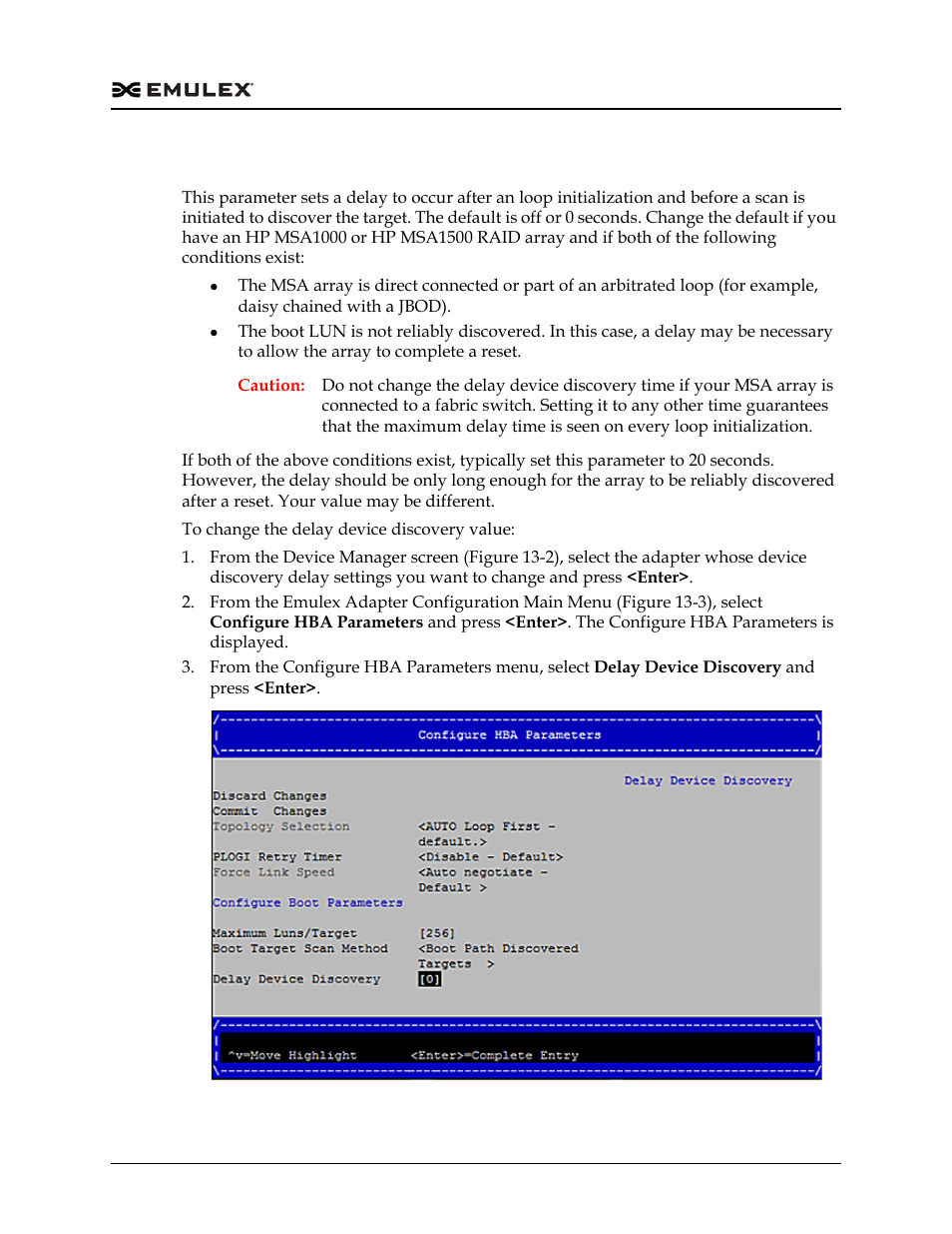Changing device discovery delay, Figure 13-18 | Dell Emulex Family of Adapters User Manual | Page 1708 / 1815