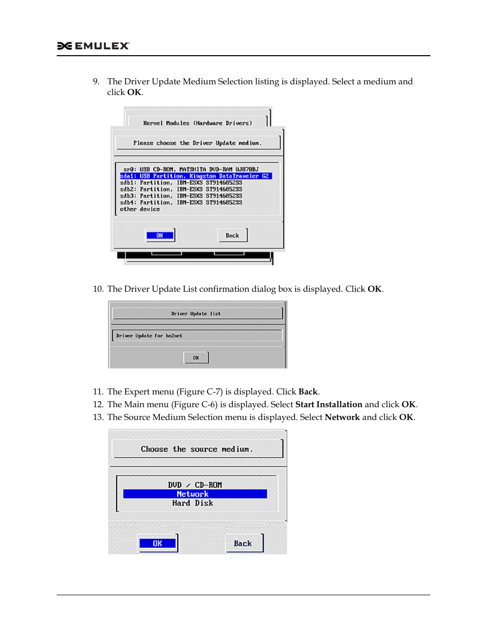 Figure c-9, Figure c-10, Figure c-11 | Dell Emulex Family of Adapters User Manual | Page 1741 / 1815