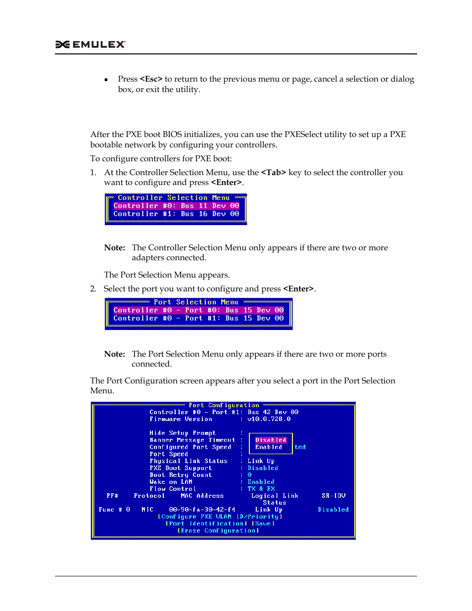Setting up a pxe bootable network, Setting up a pxe bootable network 5, Figure g-1 | Figure g-2, Figure g-3 | Dell Emulex Family of Adapters User Manual | Page 1785 / 1815