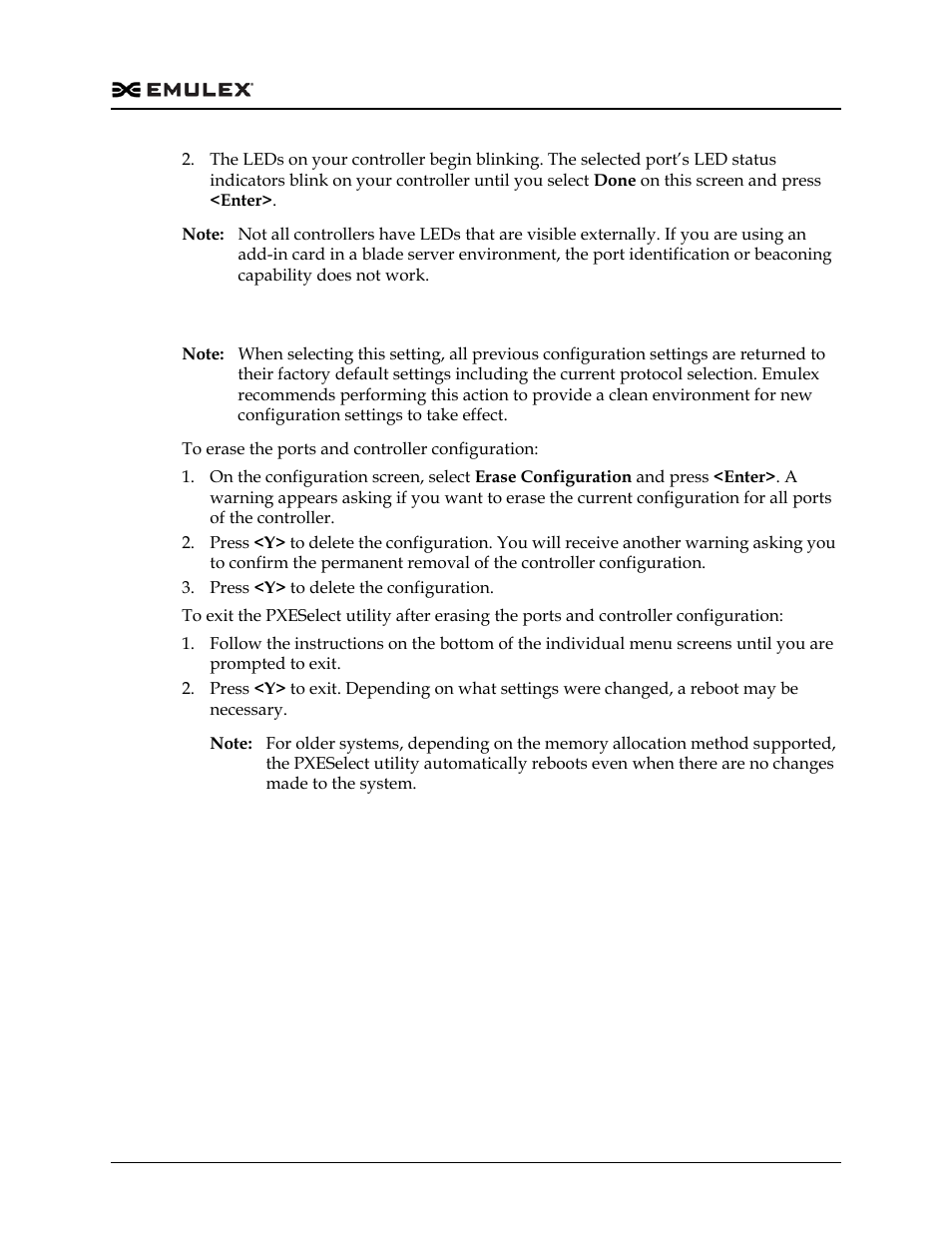 Erasing ports and controller configuration | Dell Emulex Family of Adapters User Manual | Page 1789 / 1815