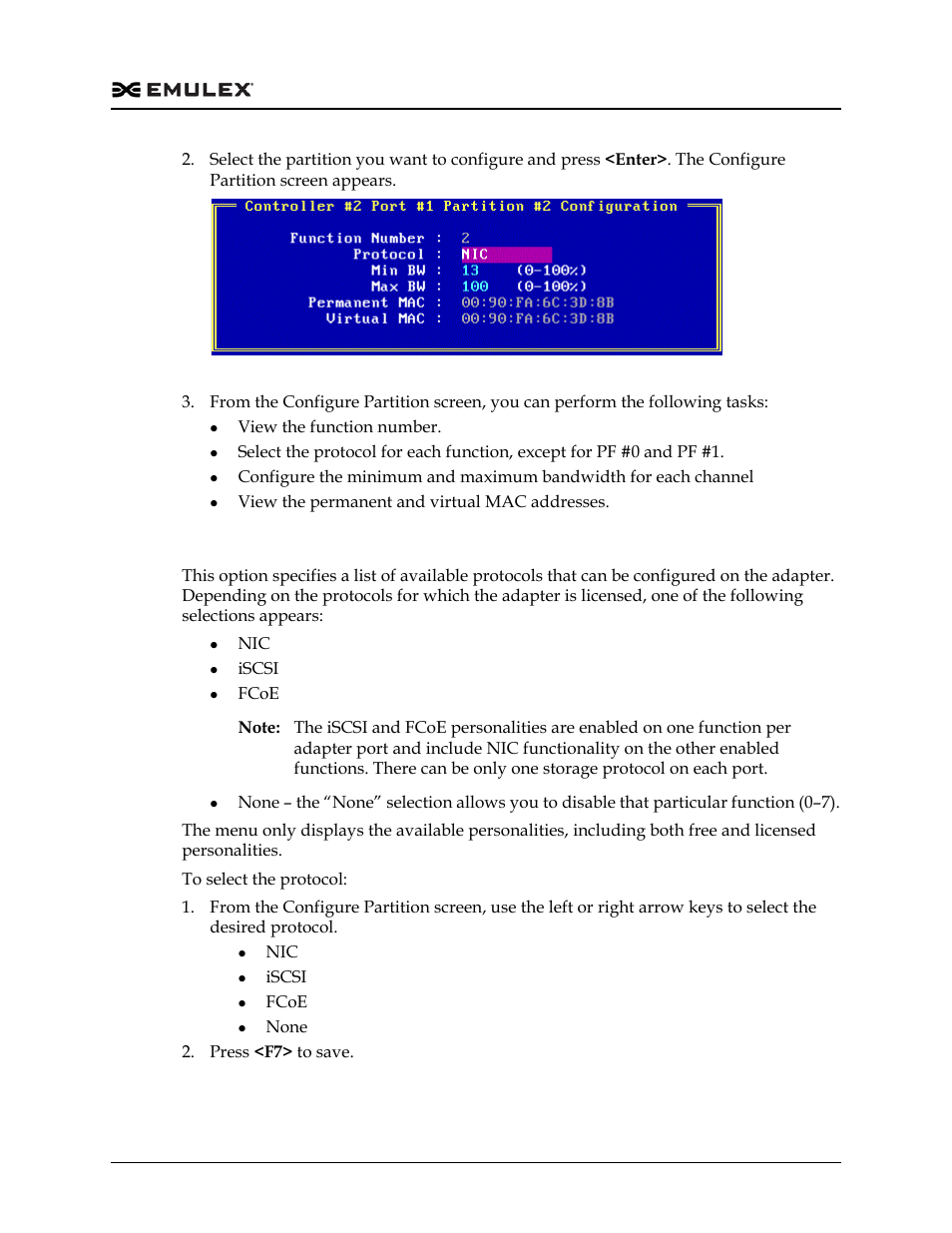 Selecting the protocol, Figure h-6 | Dell Emulex Family of Adapters User Manual | Page 1795 / 1815