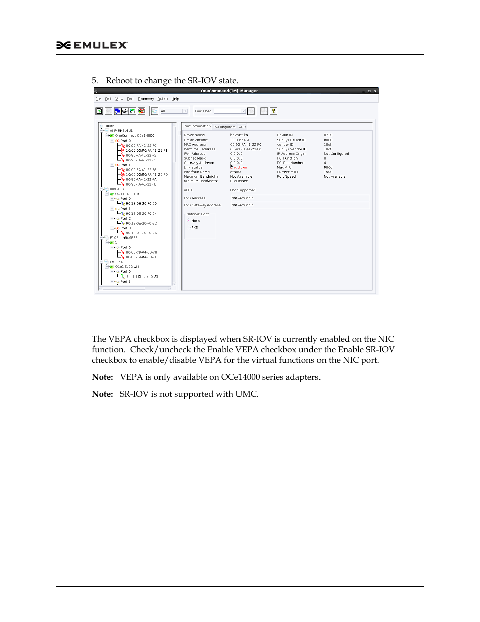 Enabling and disabling vepa on nic sr-iov ports, Figure 8-50 | Dell Emulex Family of Adapters User Manual | Page 191 / 1815