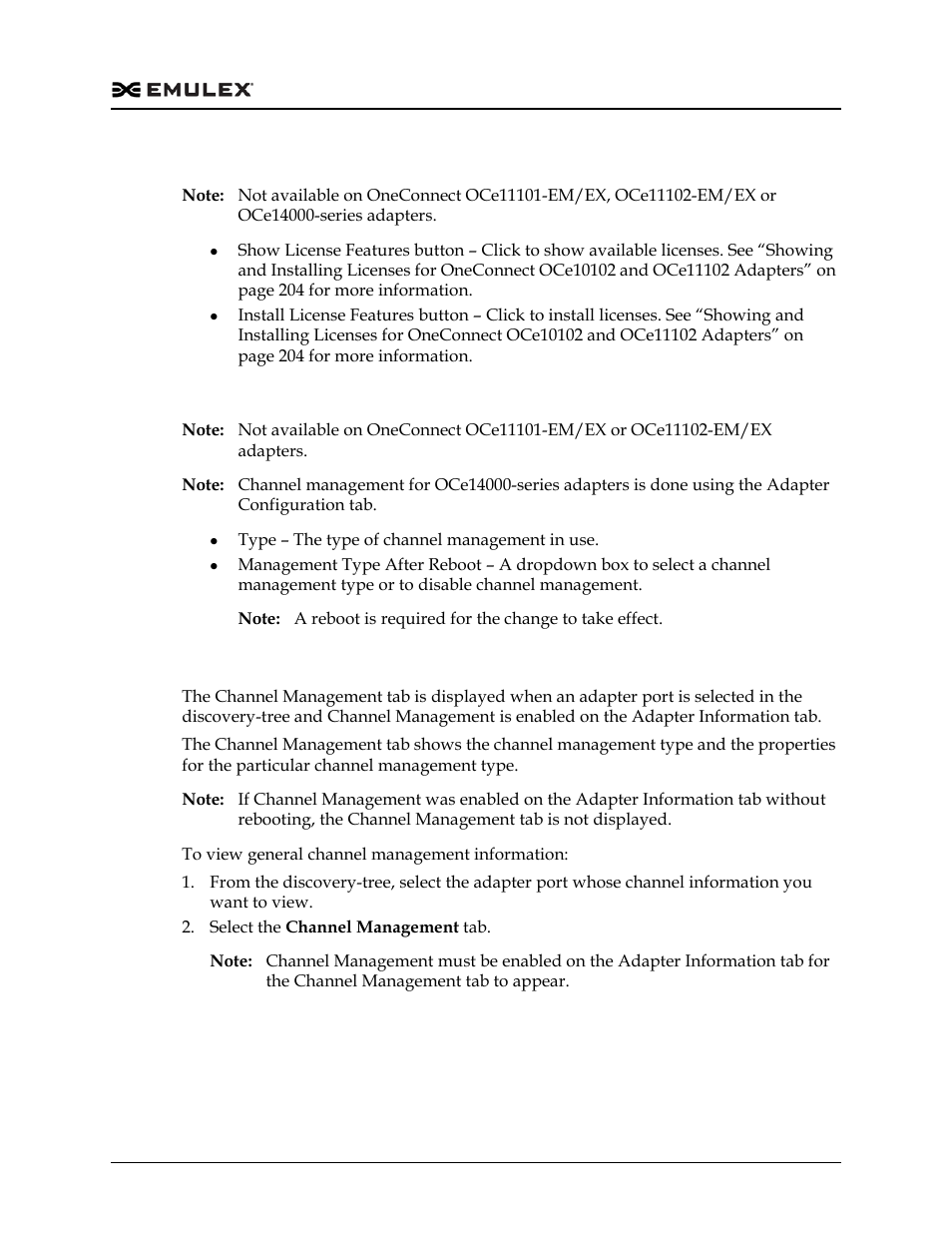 Viewing channel management information | Dell Emulex Family of Adapters User Manual | Page 197 / 1815
