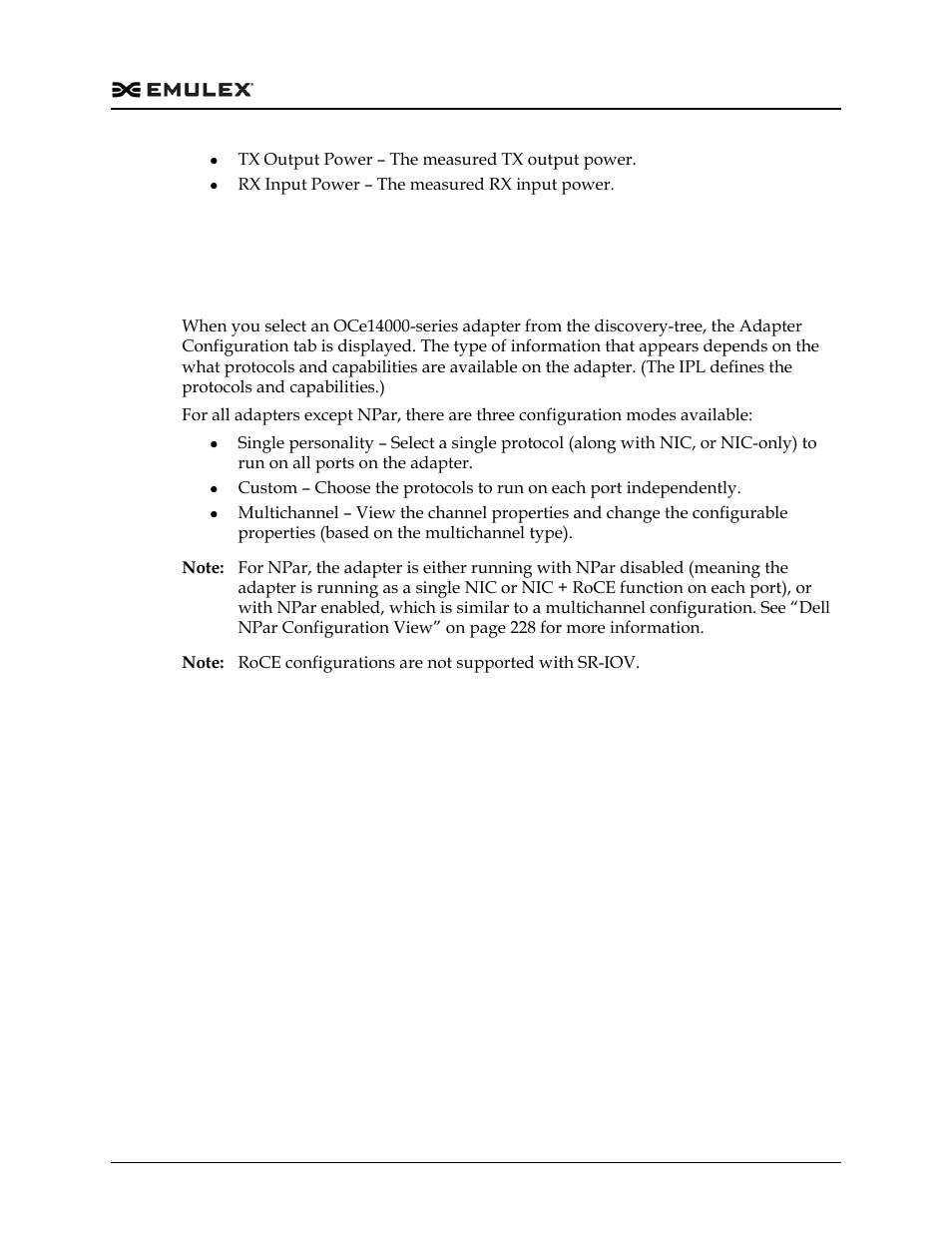 Oce14000-series adapters, Configuring oce14000-series adapters | Dell Emulex Family of Adapters User Manual | Page 215 / 1815