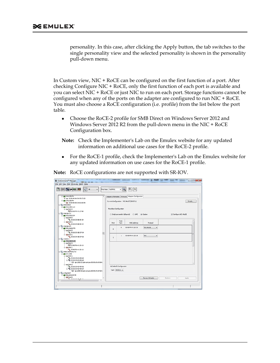 Configuring roce in a custom view, Figure 8-77 | Dell Emulex Family of Adapters User Manual | Page 222 / 1815
