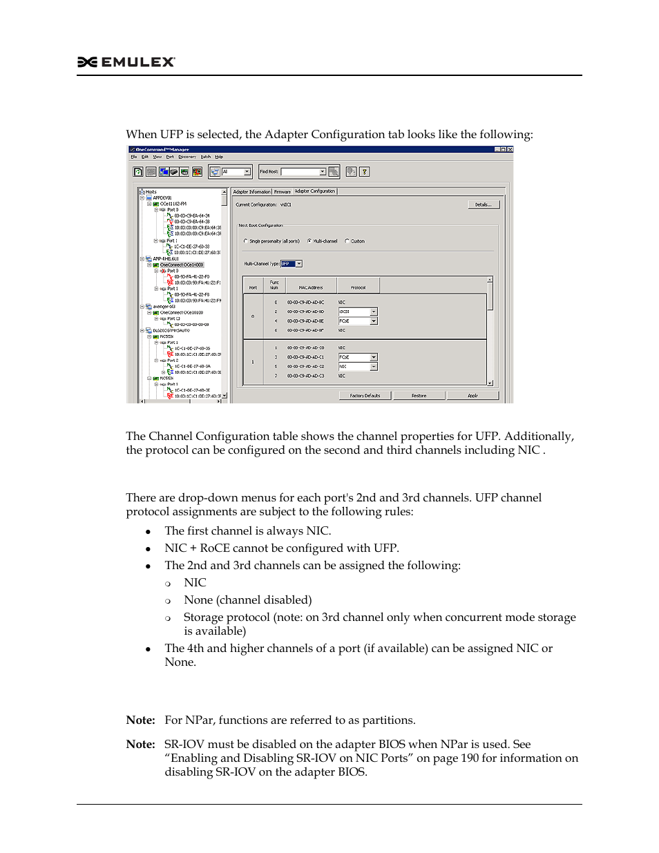 Ufp configuration, Dell npar configuration view, Figure 8-82 | Dell Emulex Family of Adapters User Manual | Page 228 / 1815
