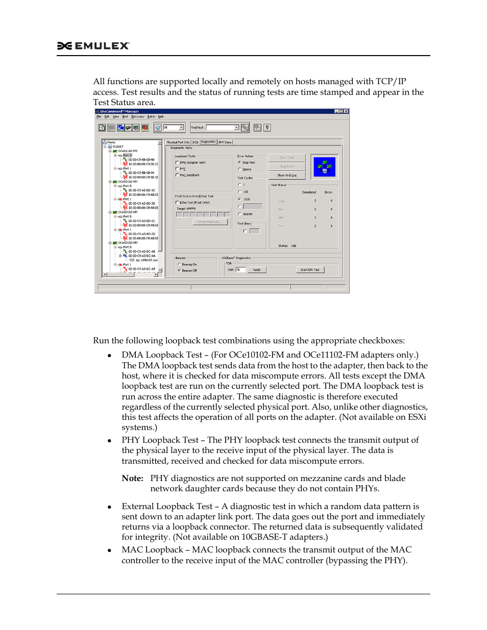 Oneconnect loopback test combinations, Figure 13-14 | Dell Emulex Family of Adapters User Manual | Page 277 / 1815