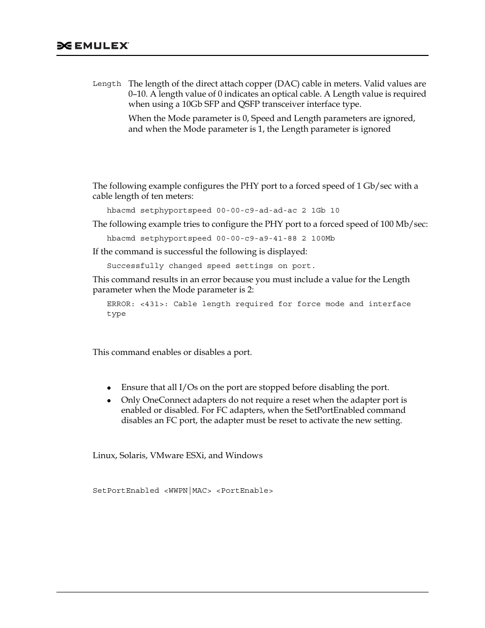 Setportenabled | Dell Emulex Family of Adapters User Manual | Page 335 / 1815