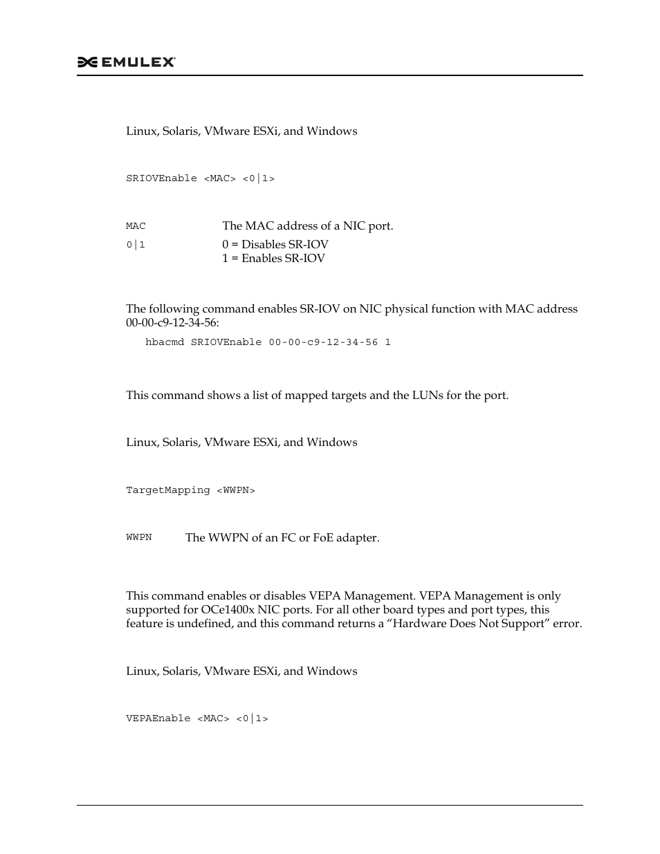 Targetmapping, Vepaenable | Dell Emulex Family of Adapters User Manual | Page 406 / 1815