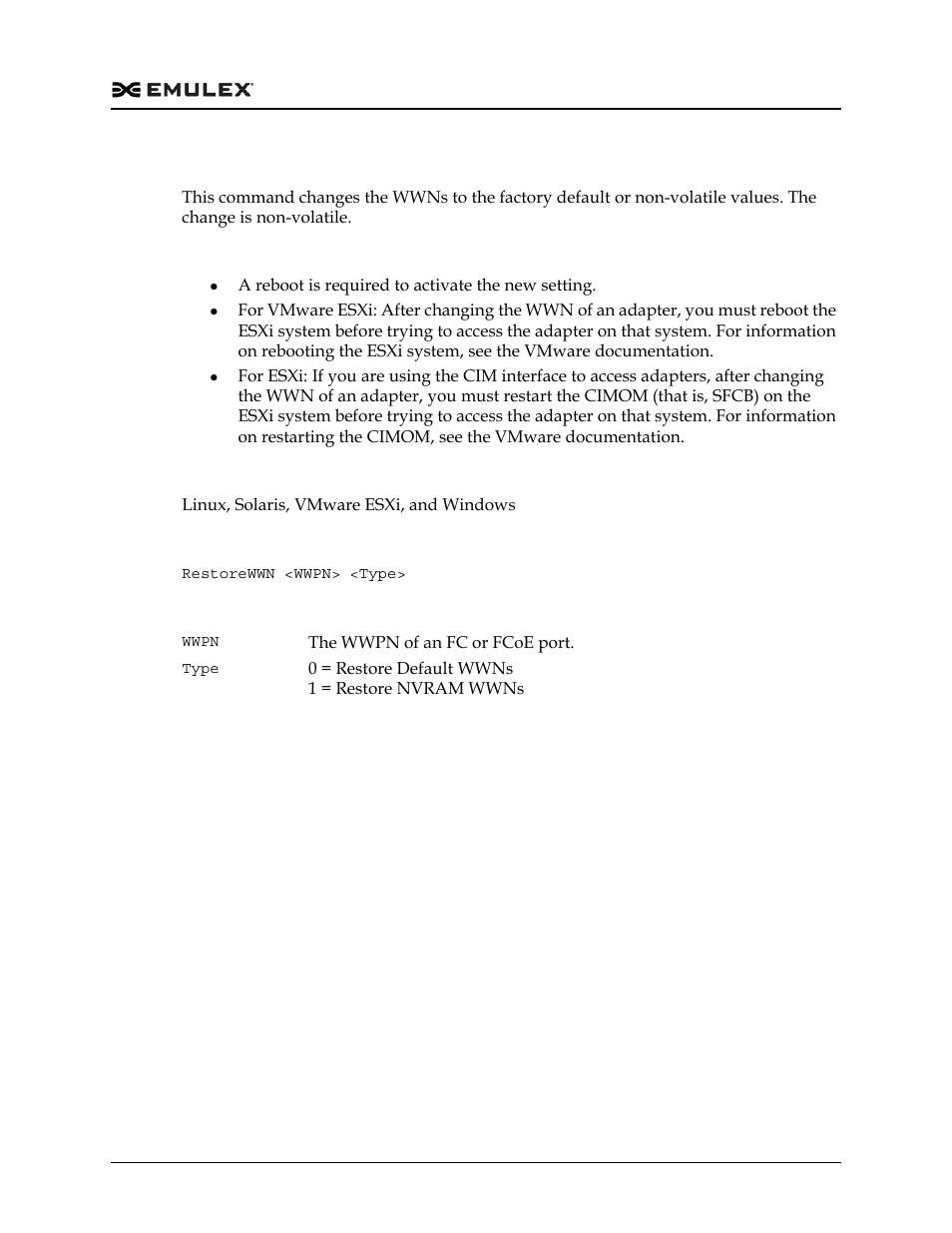Restorewwn | Dell Emulex Family of Adapters User Manual | Page 449 / 1815