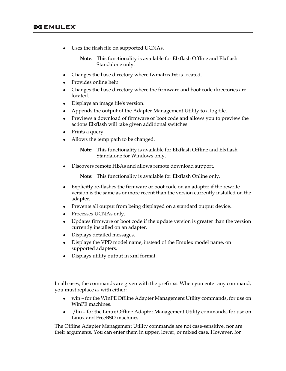 Command syntax | Dell Emulex Family of Adapters User Manual | Page 456 / 1815