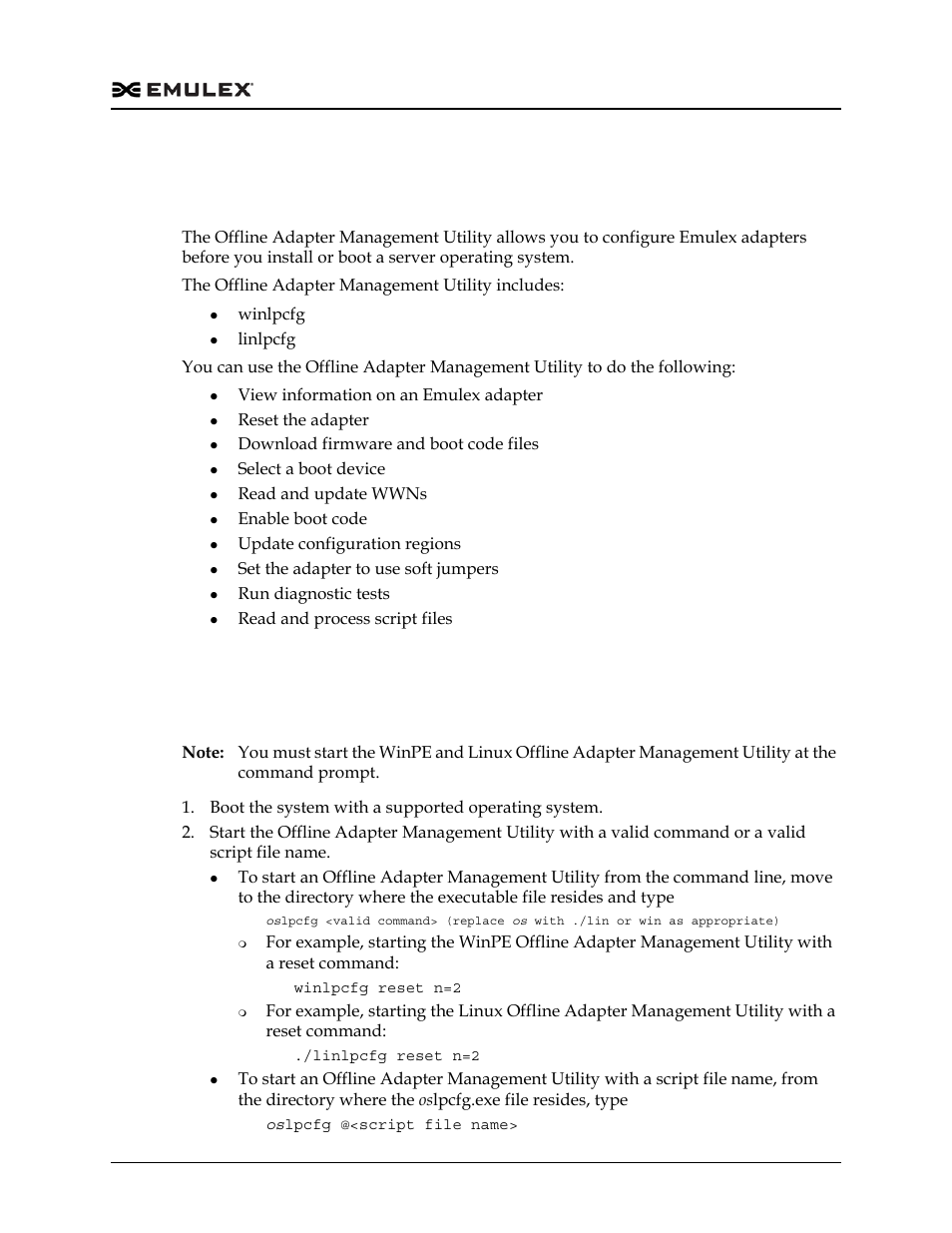 D chapter 4., “offline | Dell Emulex Family of Adapters User Manual | Page 484 / 1815