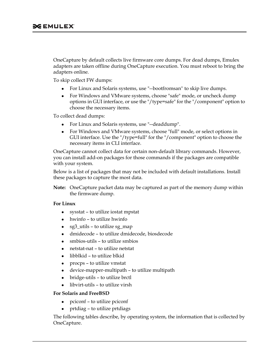 Collected data | Dell Emulex Family of Adapters User Manual | Page 530 / 1815