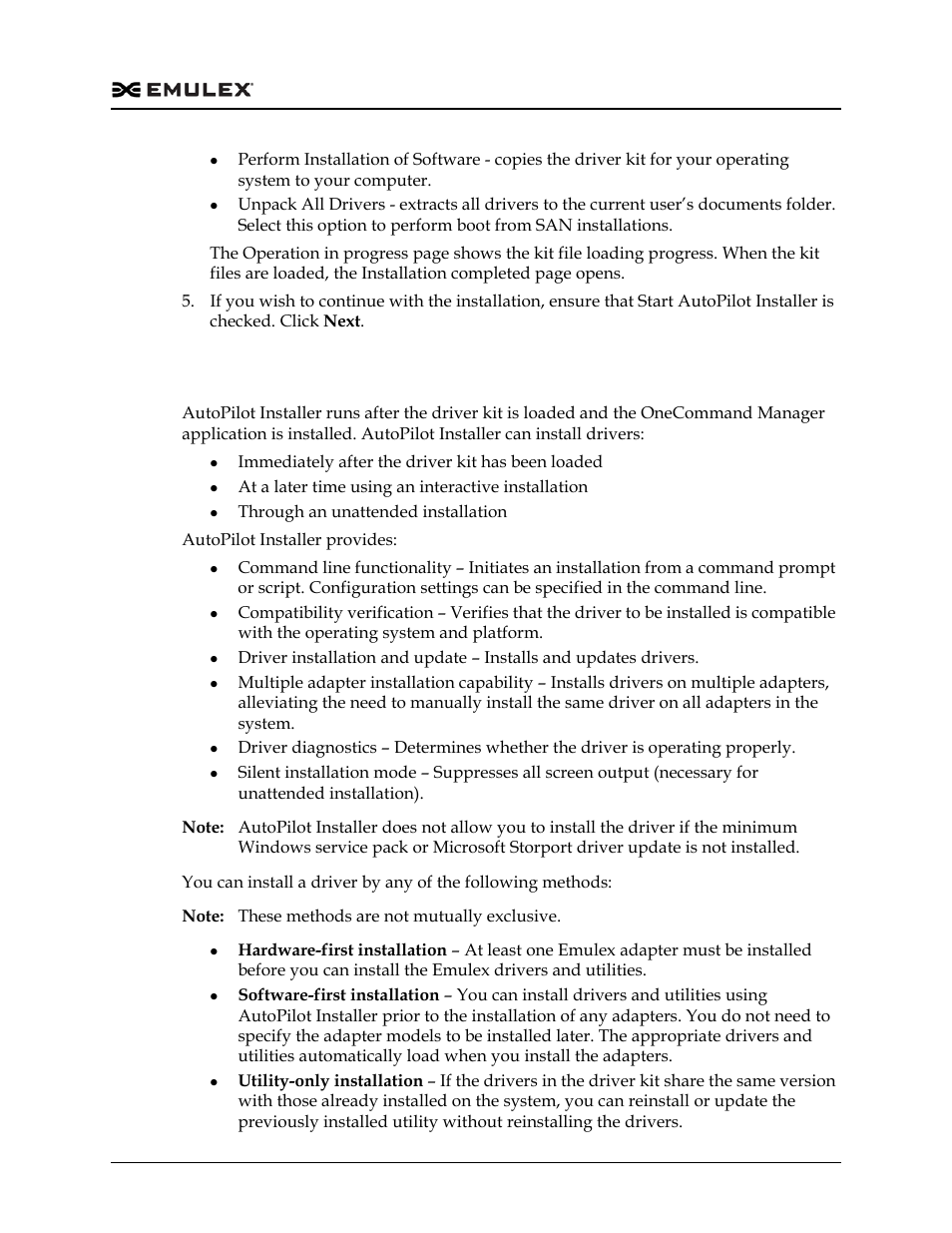 Autopilot installer | Dell Emulex Family of Adapters User Manual | Page 565 / 1815