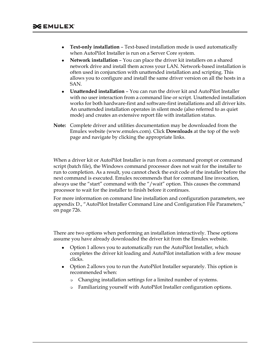 Running a software installation interactively | Dell Emulex Family of Adapters User Manual | Page 566 / 1815