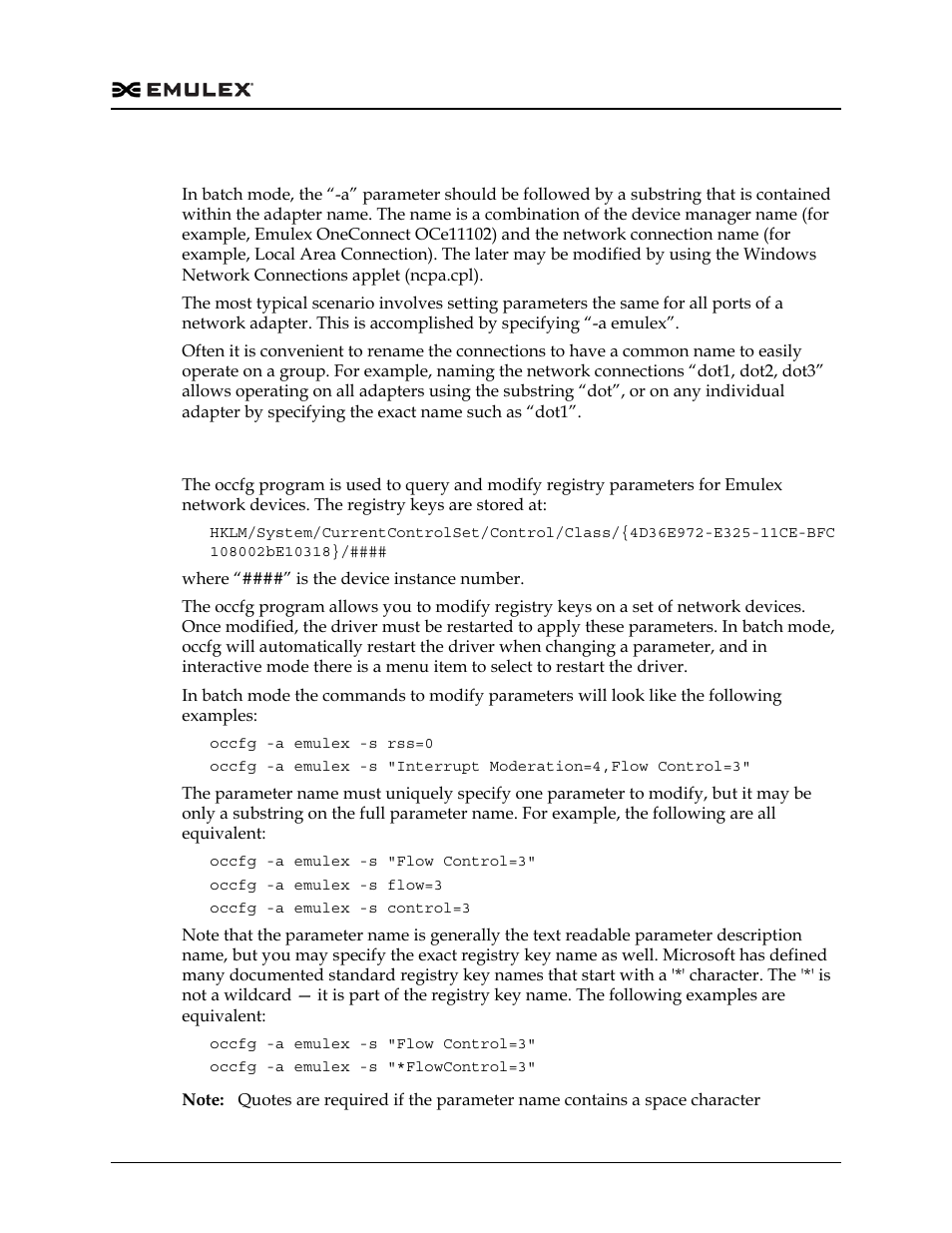 Selecting an adapter, Configuring device parameters | Dell Emulex Family of Adapters User Manual | Page 615 / 1815