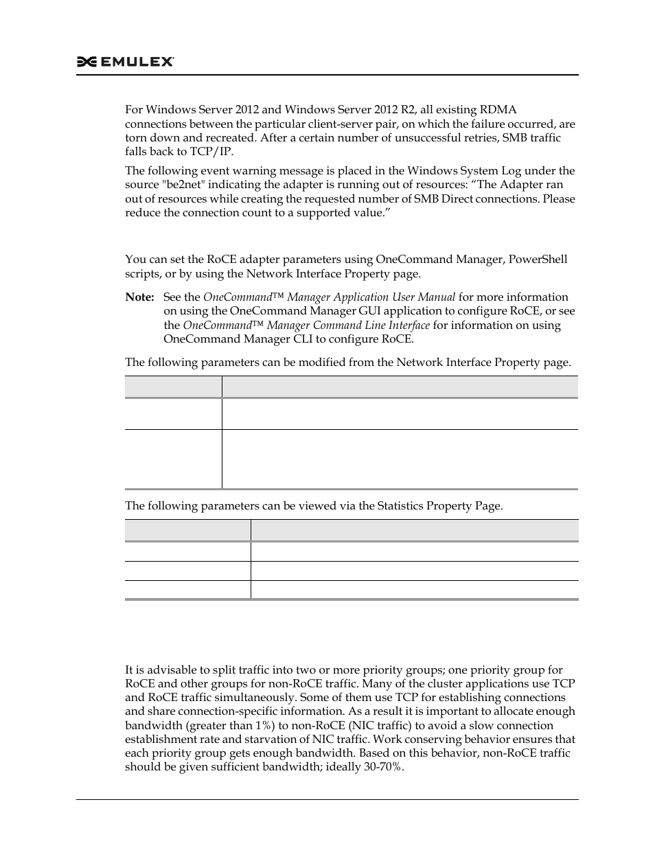 Qos concepts related to roce | Dell Emulex Family of Adapters User Manual | Page 641 / 1815