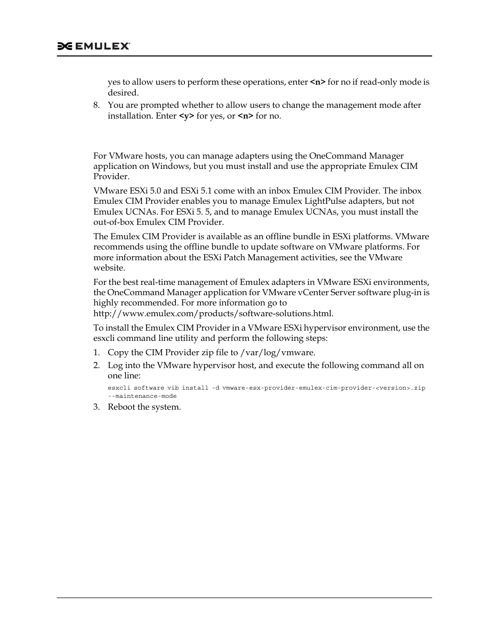 In vmware | Dell Emulex Family of Adapters User Manual | Page 69 / 1815