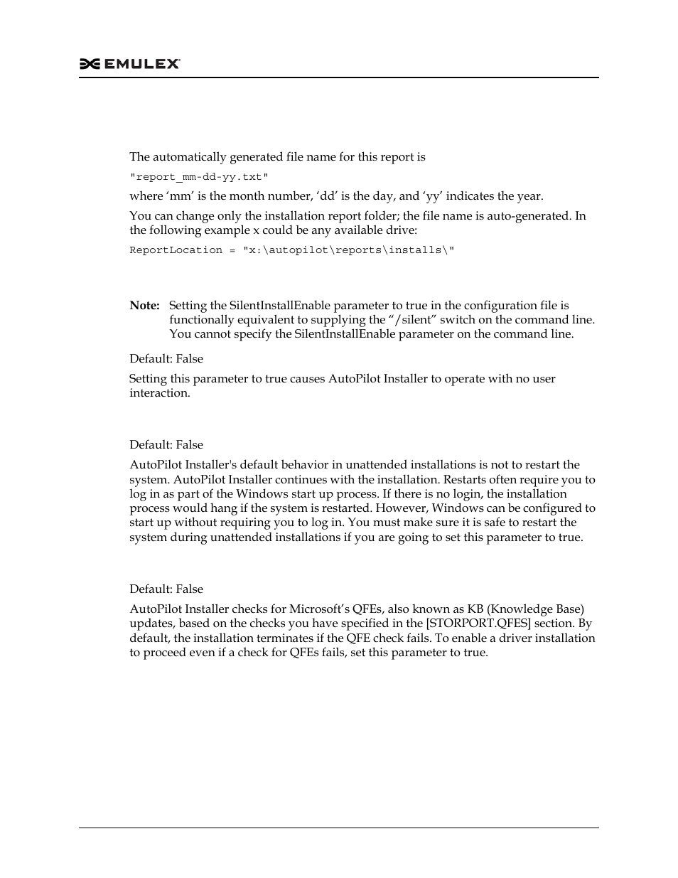 Silentrebootenable (enabling silent reboot) | Dell Emulex Family of Adapters User Manual | Page 730 / 1815