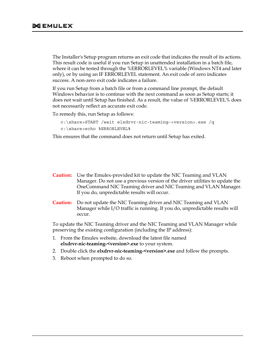 Exit codes | Dell Emulex Family of Adapters User Manual | Page 752 / 1815