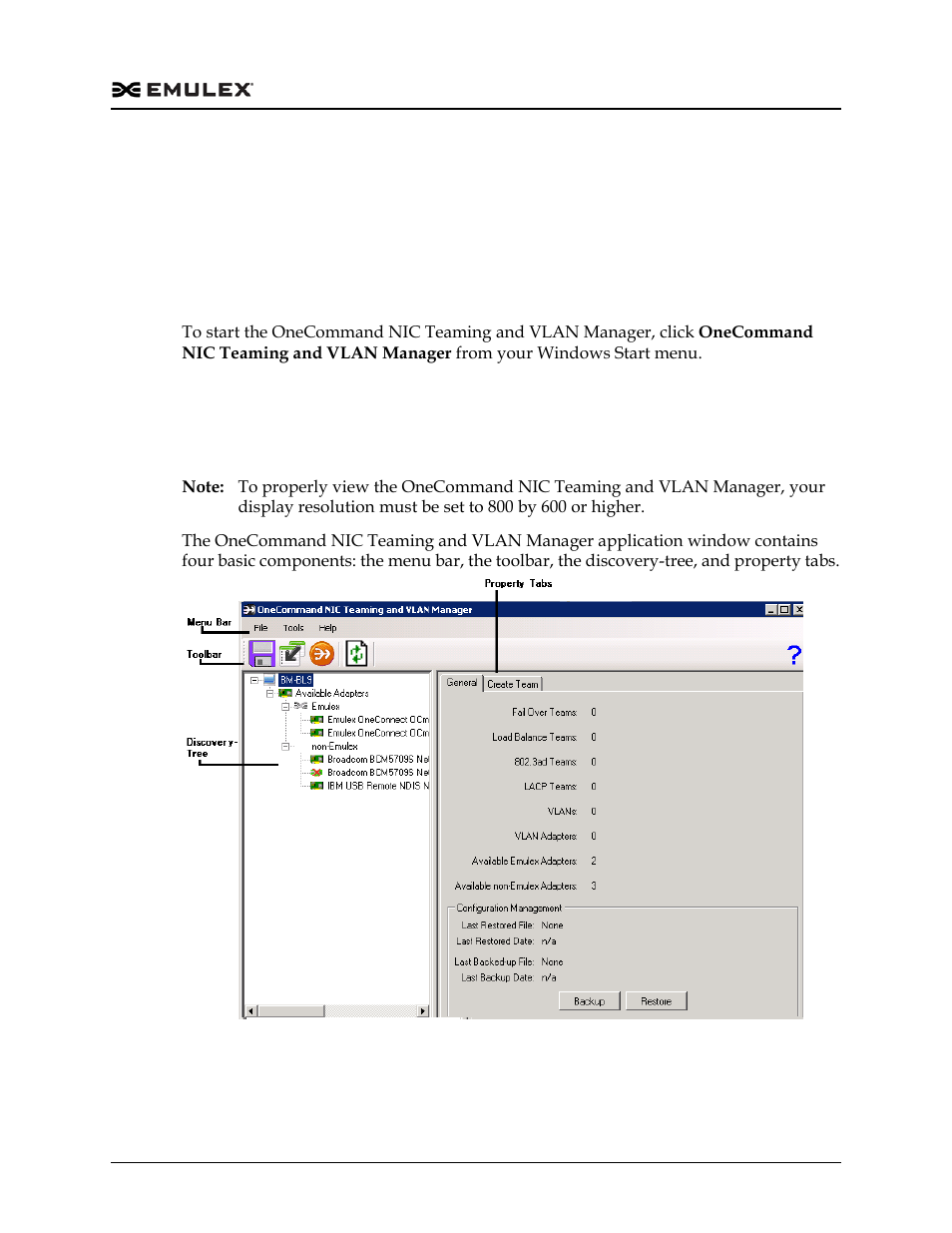 Using the onecommand nic teaming and vlan manager, Figure 3-1 | Dell Emulex Family of Adapters User Manual | Page 754 / 1815