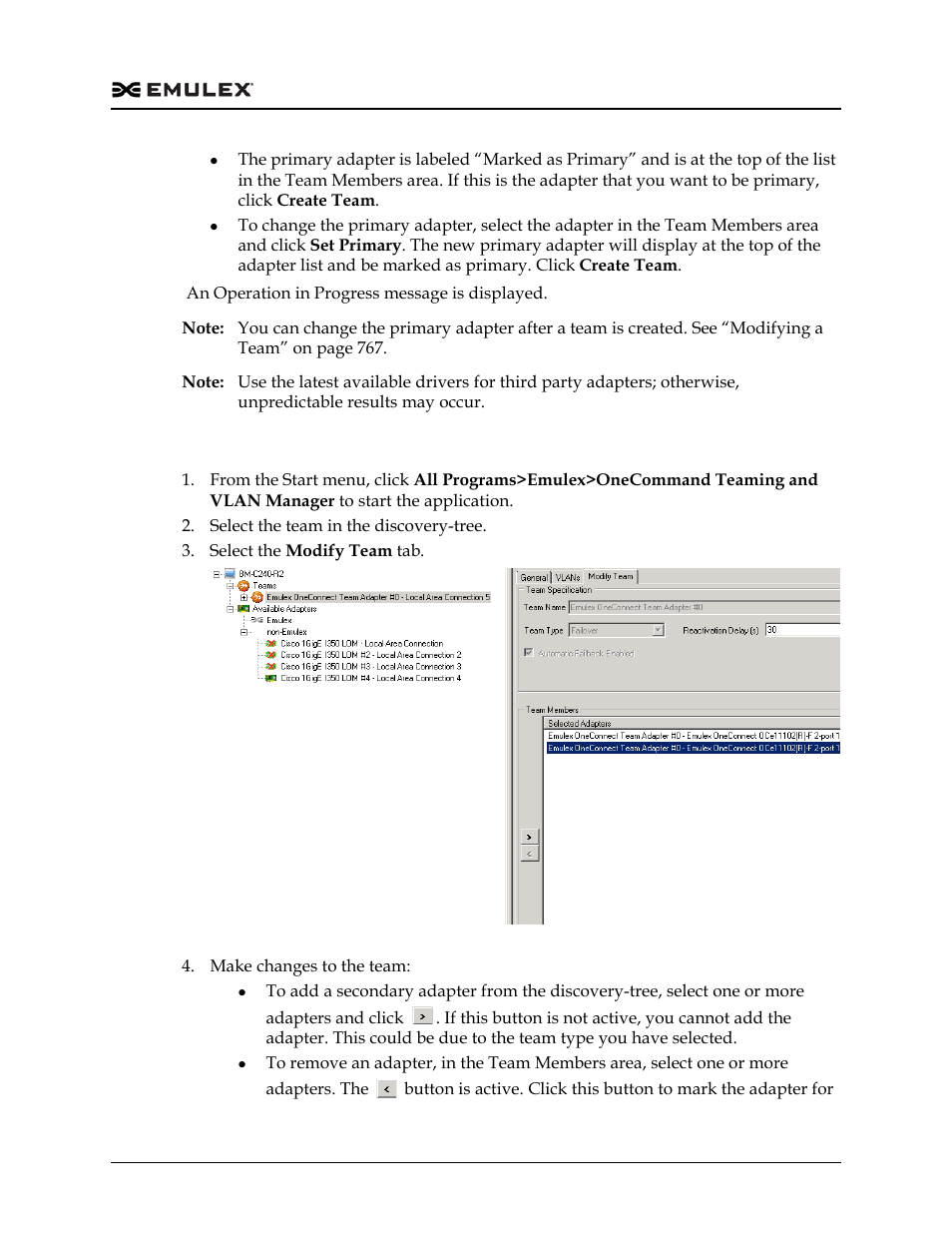 Modifying a team, Figure 3-10 | Dell Emulex Family of Adapters User Manual | Page 767 / 1815