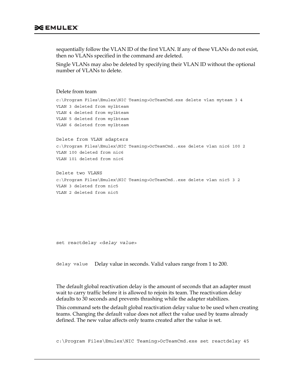 Setting the default global reactivation delay | Dell Emulex Family of Adapters User Manual | Page 805 / 1815