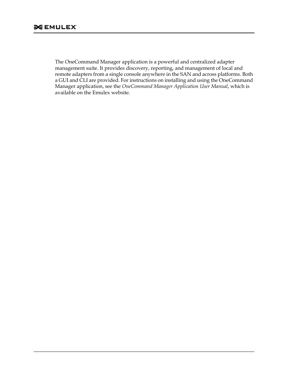 Onecommand manager application | Dell Emulex Family of Adapters User Manual | Page 822 / 1815