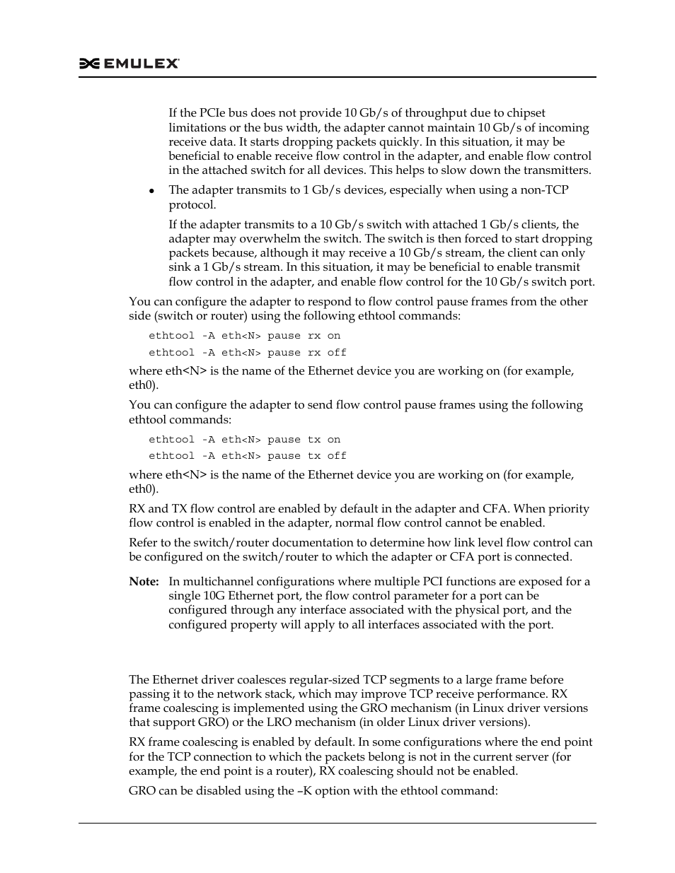 Rx frame coalescing | Dell Emulex Family of Adapters User Manual | Page 870 / 1815