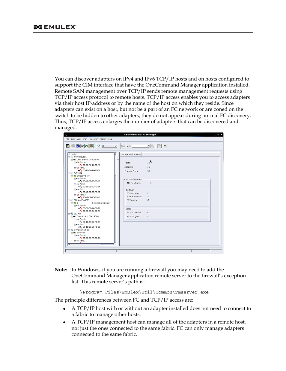 Configuring discovery, Discovery using the tcp/ip access protocol, Figure 5-1 | Dell Emulex Family of Adapters User Manual | Page 88 / 1815