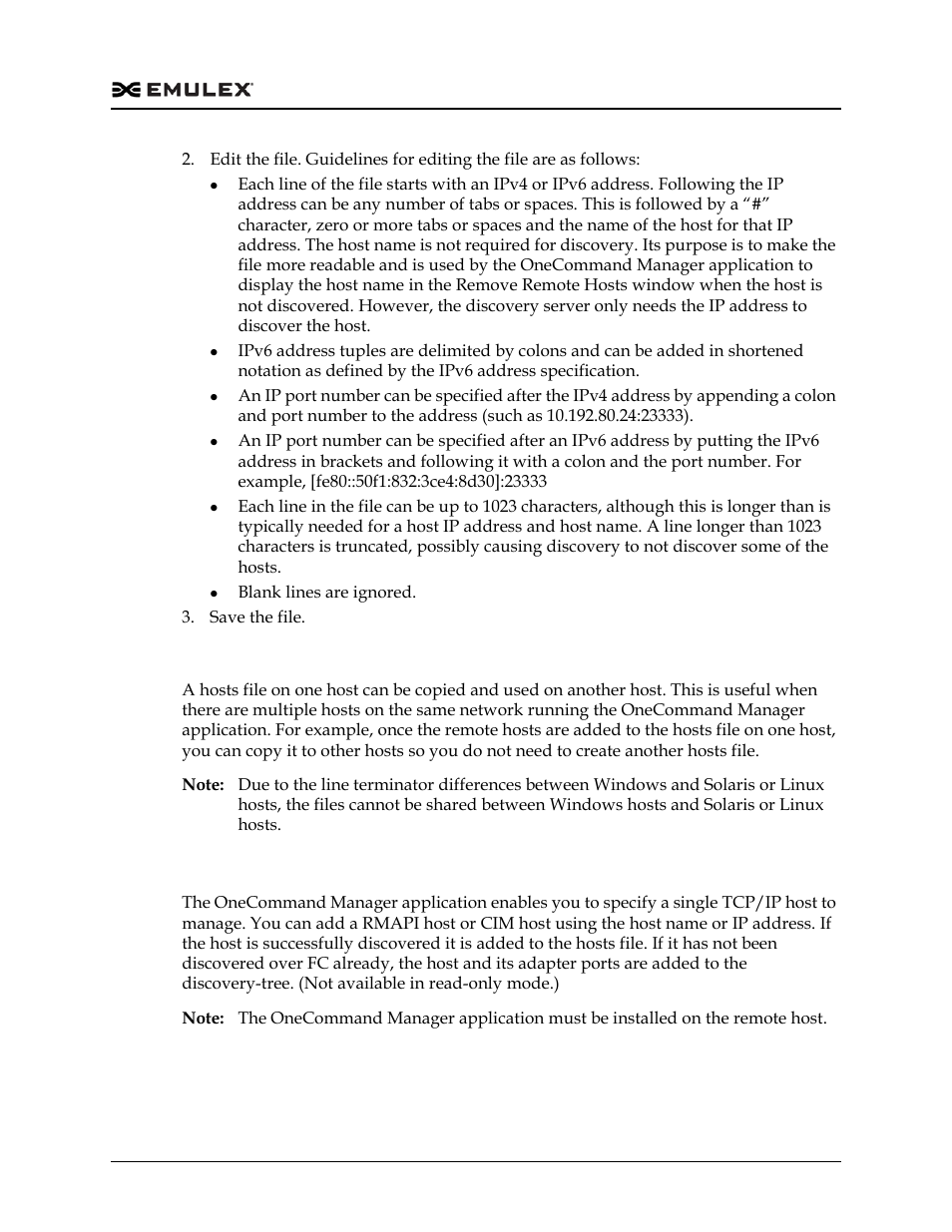 Copying the file, Adding a single host | Dell Emulex Family of Adapters User Manual | Page 90 / 1815