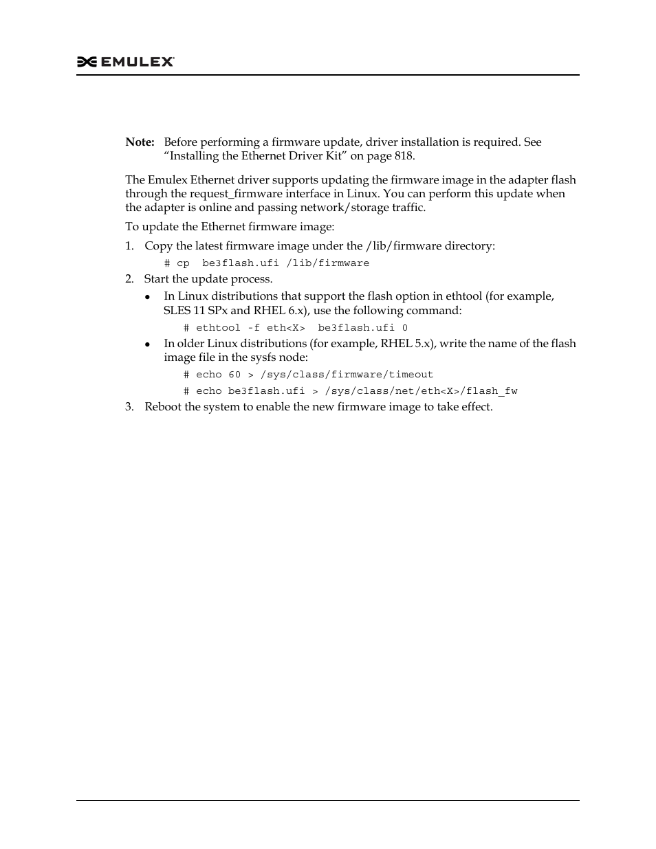 Appendix d. updating ethernet firmware | Dell Emulex Family of Adapters User Manual | Page 974 / 1815