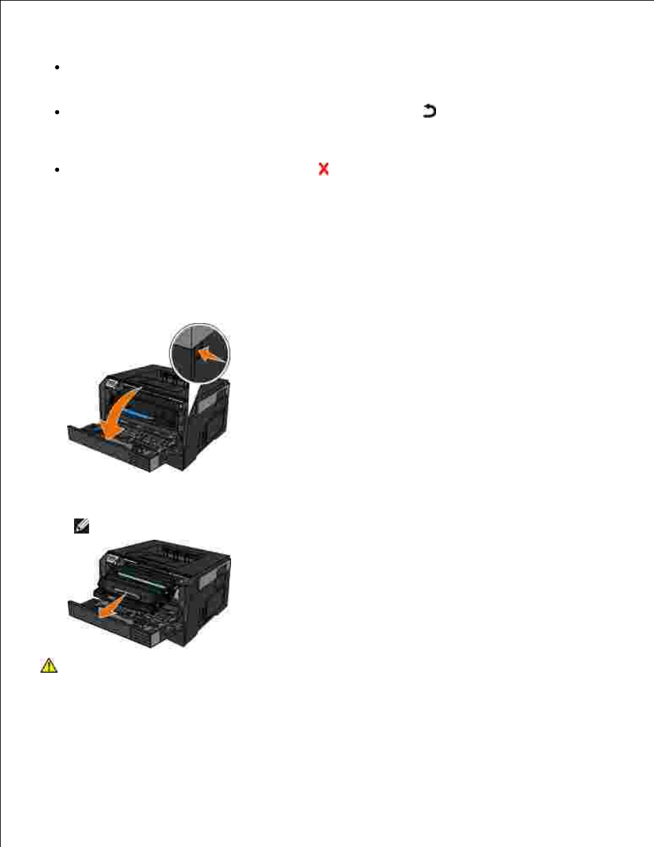 200 paper jam | Dell 2350d/dn Mono Laser Printer User Manual | Page 124 / 181