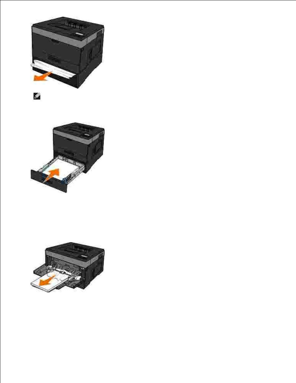 251 paper jam - check multipurpose feeder | Dell 2350d/dn Mono Laser Printer User Manual | Page 133 / 181