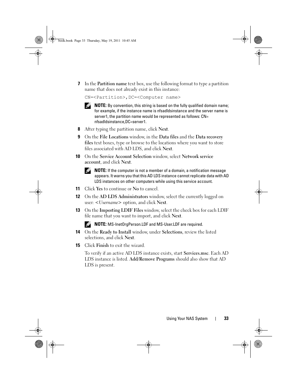 Dell PowerVault NX300 User Manual | Page 33 / 50