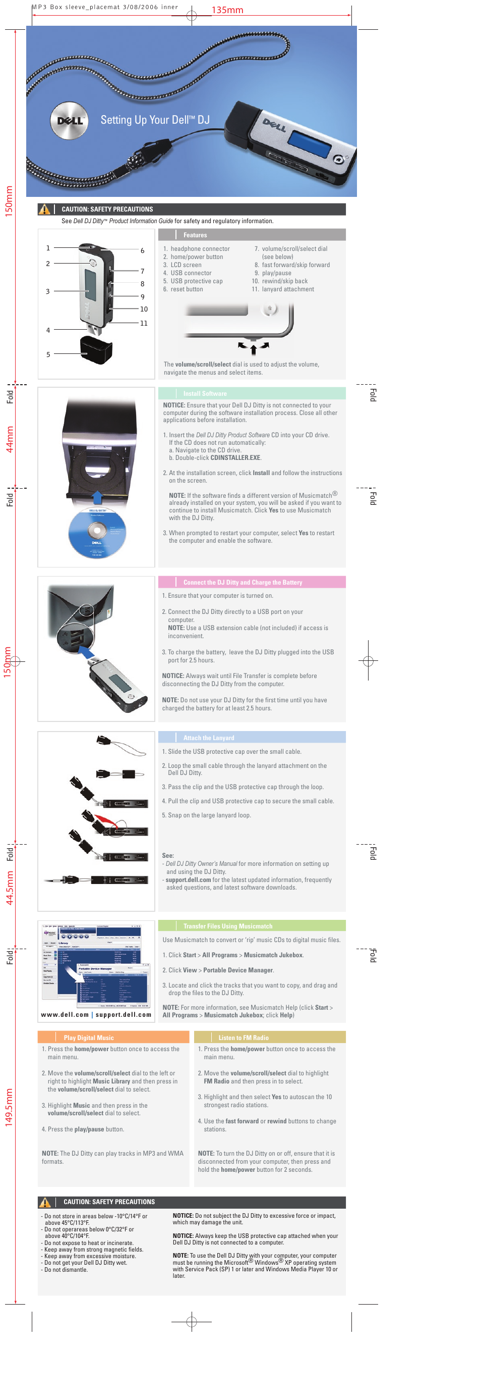 Dell DJ Ditty User Manual | 1 page