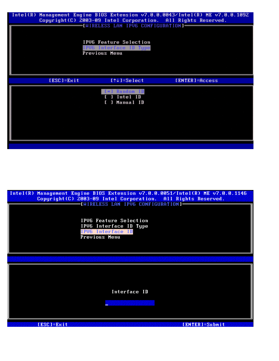 Previous menu | Dell Latitude E6320 (Early 2011) User Manual | Page 42 / 107