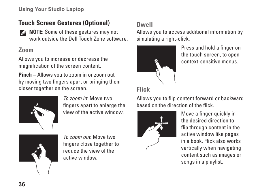 Dell Studio 1745 (Mid 2009) User Manual | Page 38 / 96