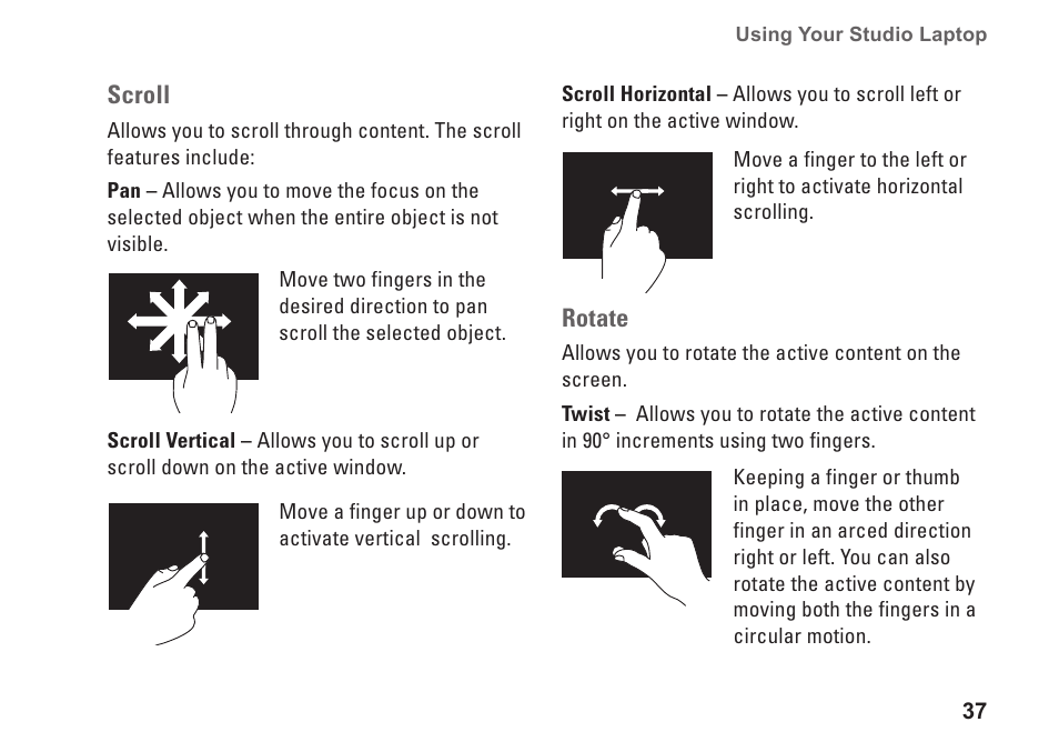 Dell Studio 1745 (Mid 2009) User Manual | Page 39 / 96