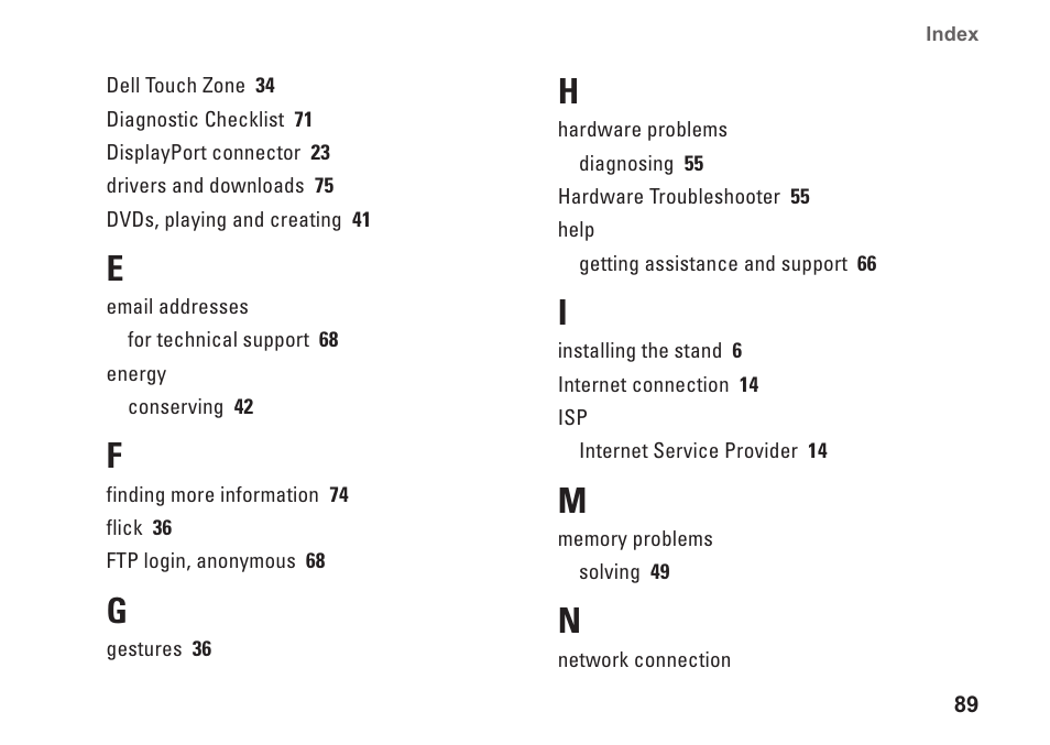 Dell Studio 1745 (Mid 2009) User Manual | Page 91 / 96