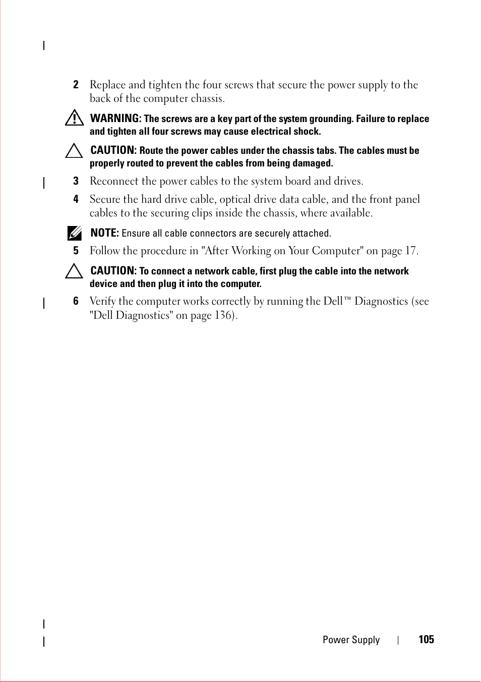 Dell OptiPlex 360 (Late 2008) User Manual | Page 105 / 160