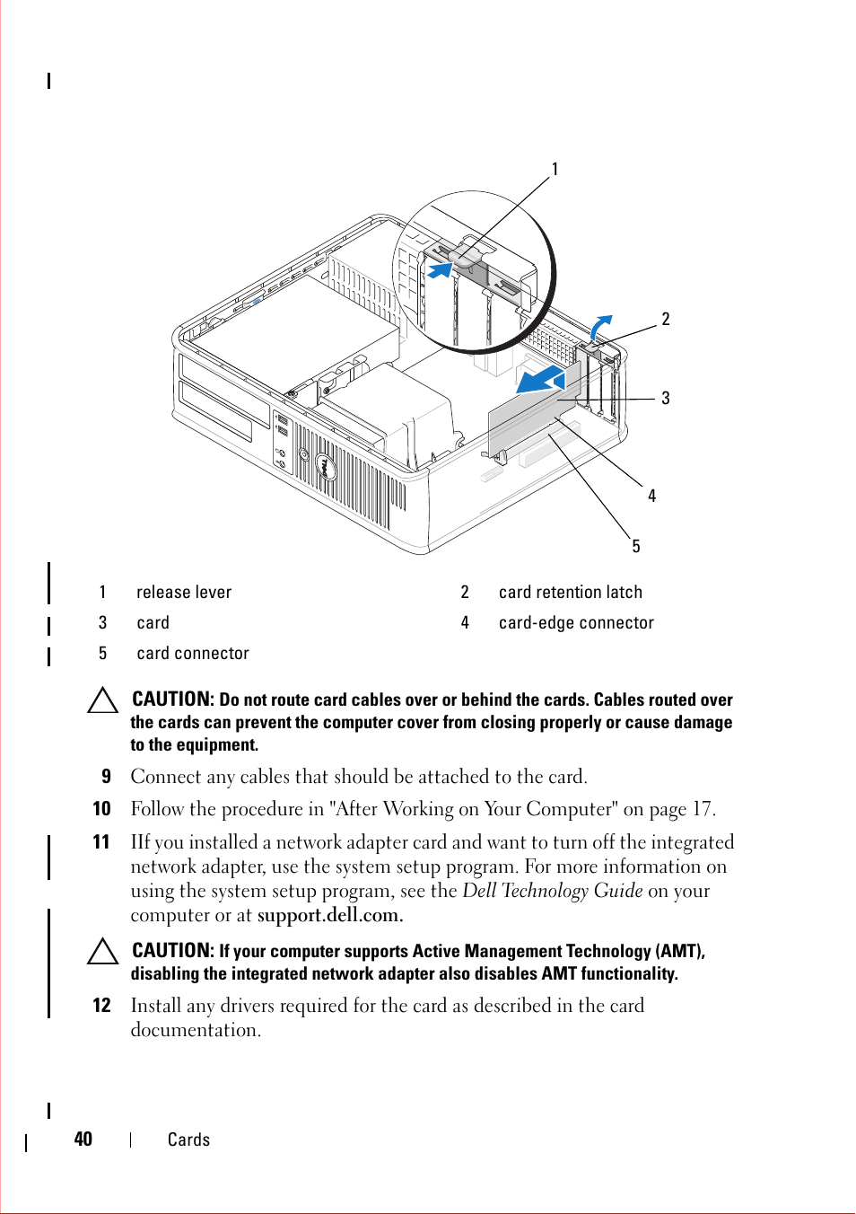 Dell OptiPlex 360 (Late 2008) User Manual | Page 40 / 160